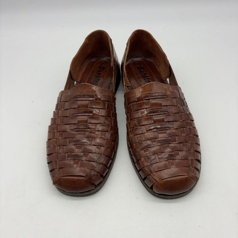 Sunsteps Woven Leather Slip-On Loafers